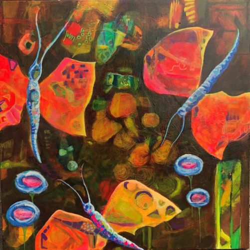 Flyv min ven
Str. 50x50 cm
Pris 2.500 kr