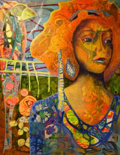 Fri fugl-fanget fugl
Str. 90x70 cm
Pris 6.300 kr