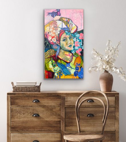 Free like a bird90x50 cm