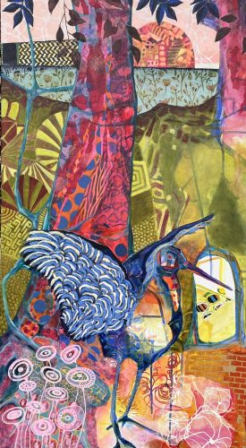 Fly my bird fly90x50 cm6.750 ,-