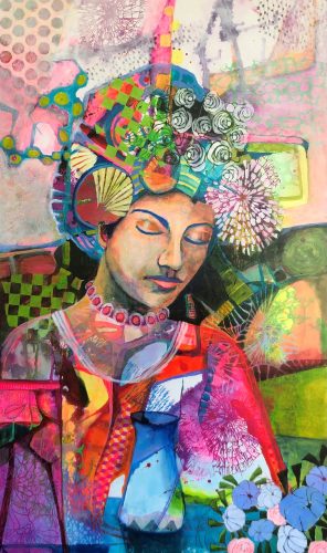 Solgt - "Listen to the inner voice70x120 cm10.500 kr