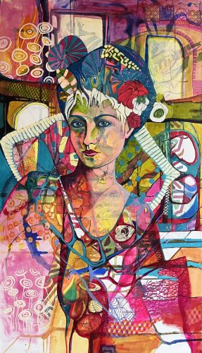 Facing my world120x70 cm12.600,-