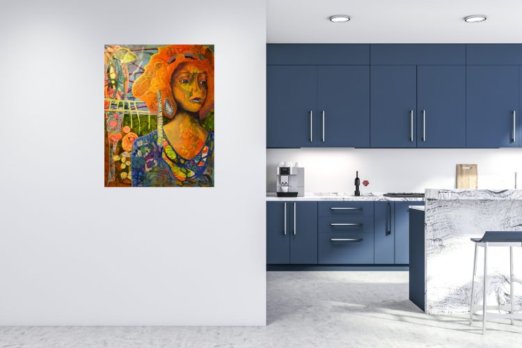 Fri fugl fanget fugl90x70 cm6.300 kr