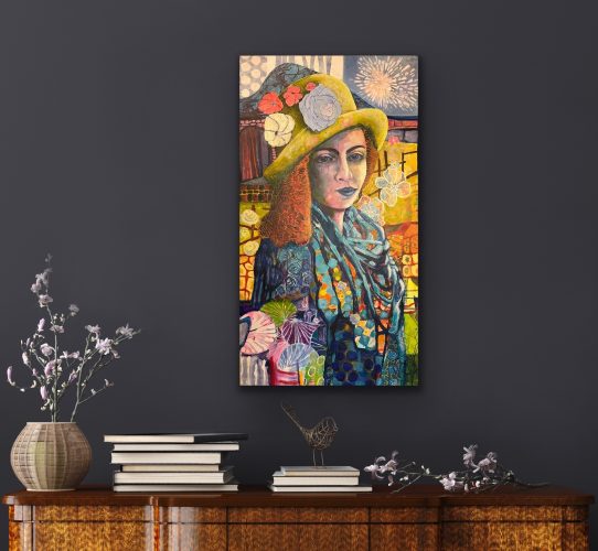 My yellow hat90x50 cm6.750 kr