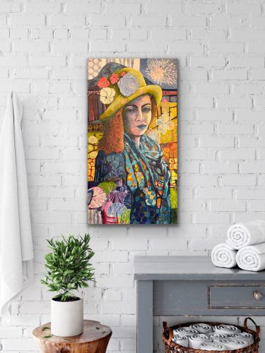 My yellow hat90x50 cm6.750 kr