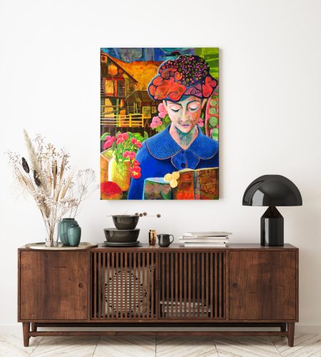 Alle mine bøger90x70 cm6.300 kr